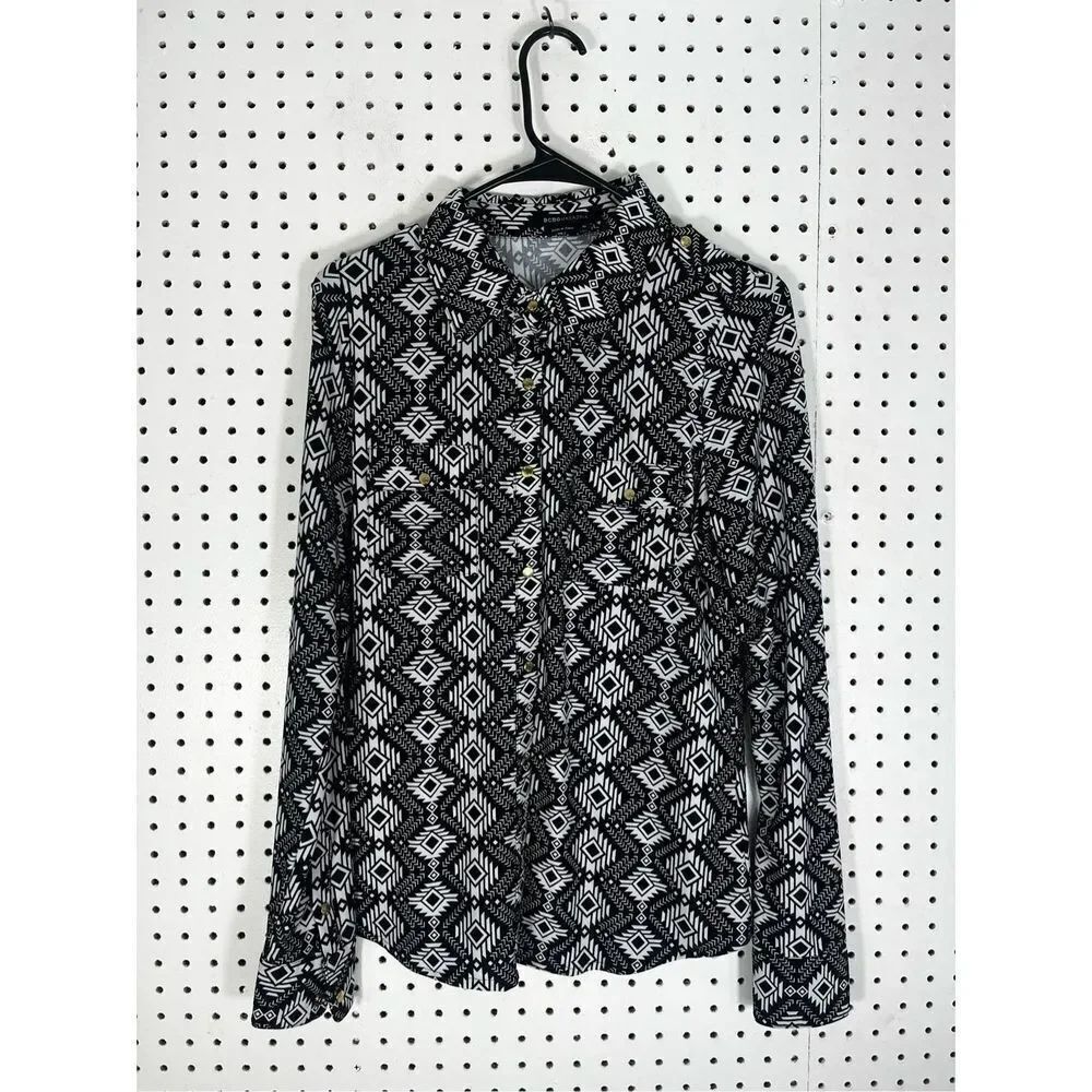 BCBGMaxazria button down blouse